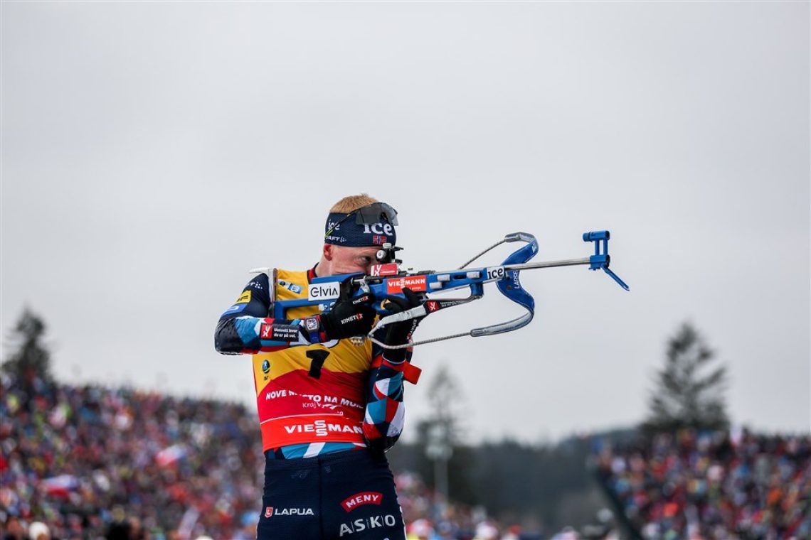 Johannes Thingnes Boe na vrhu 18. v sezoni