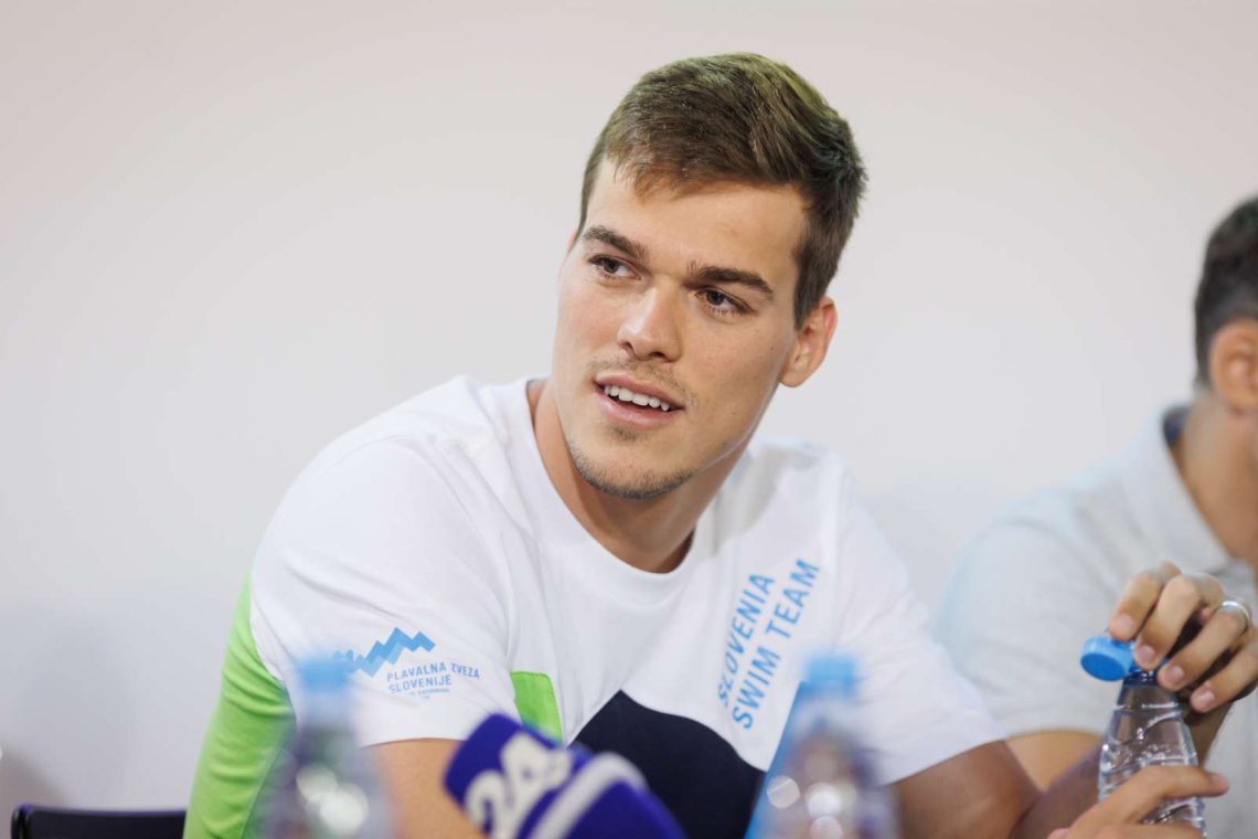 Neža Klančar in Peter John Stevens plavalca leta 2023