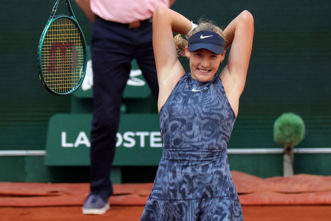 V četrtfinalu Roland Garrosa tudi 17-letna Andrejeva