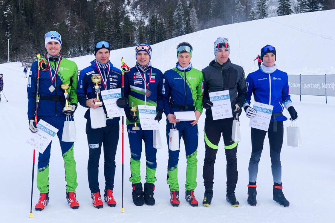 Vid Vrhovnik in Ema Volavšek osvojila naslova državnih prvakov v nordijski kombinaciji