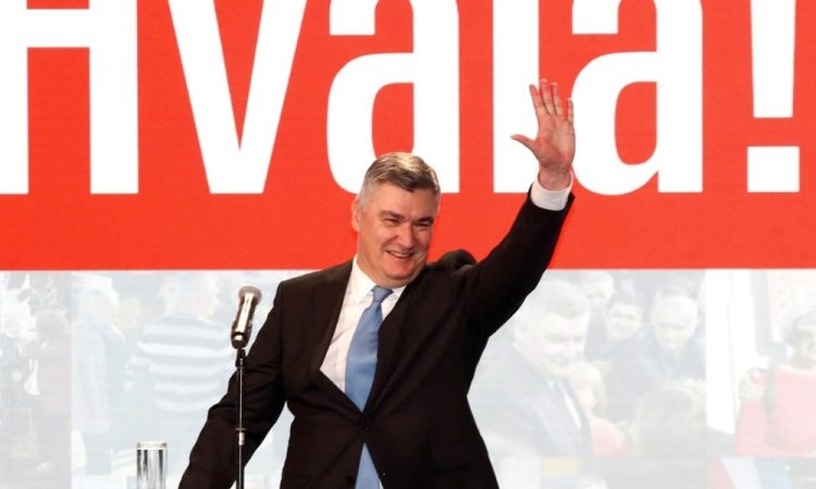 Milanović po večini preštetih glasov hrvaški predsednik tudi naslednjih pet let