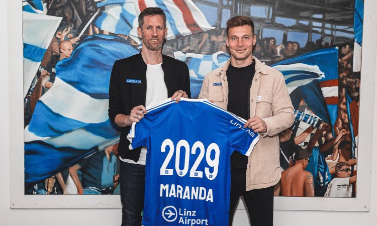 Manuel Maranda podaljšal pogodbo z Blau-Weiß Linz do leta 2029