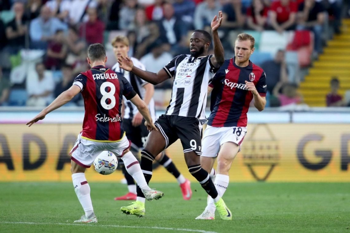 Udinese do točke proti Bologni