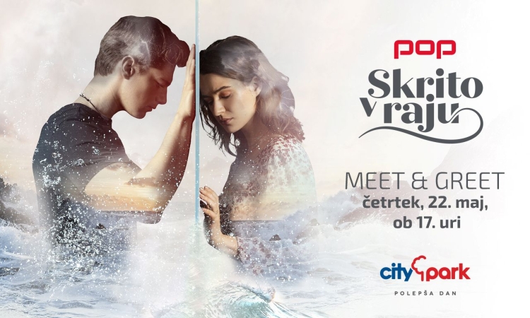 Igralci serije Skrito v raju prihajajo v Citypark