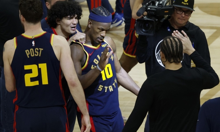 Golden State do zmage kljub poškodbi Curryja, Indiana z 2:0
