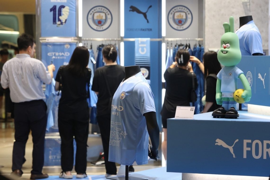 Puma podaljšala pogodbo z Manchester Cityjem za milijardo funtov