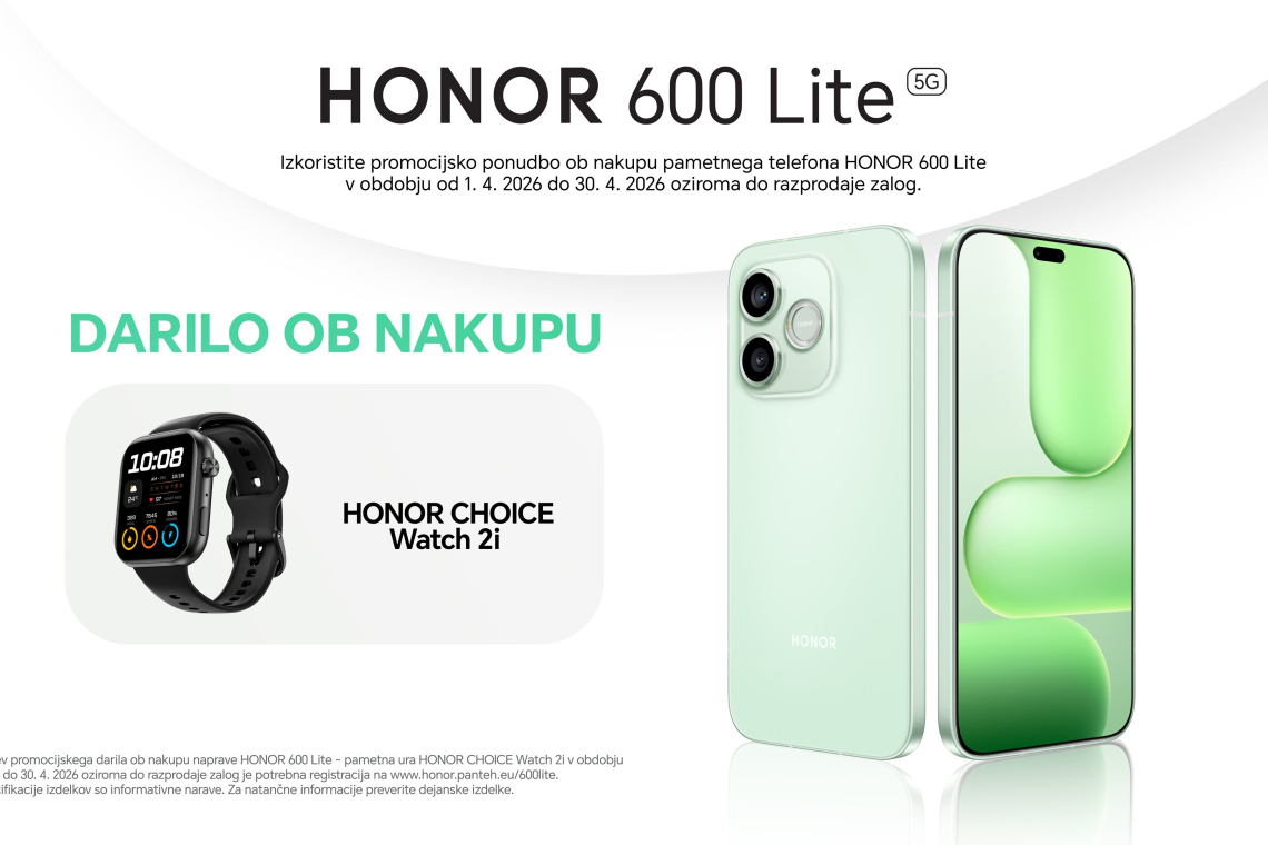 HONOR 600 Lite z baterijo za več dni uporabe
